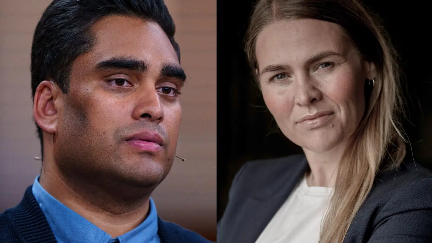 Laura Lindahl (tv) mener Sikandar Siddique (tv) gør sig selv til et offer.