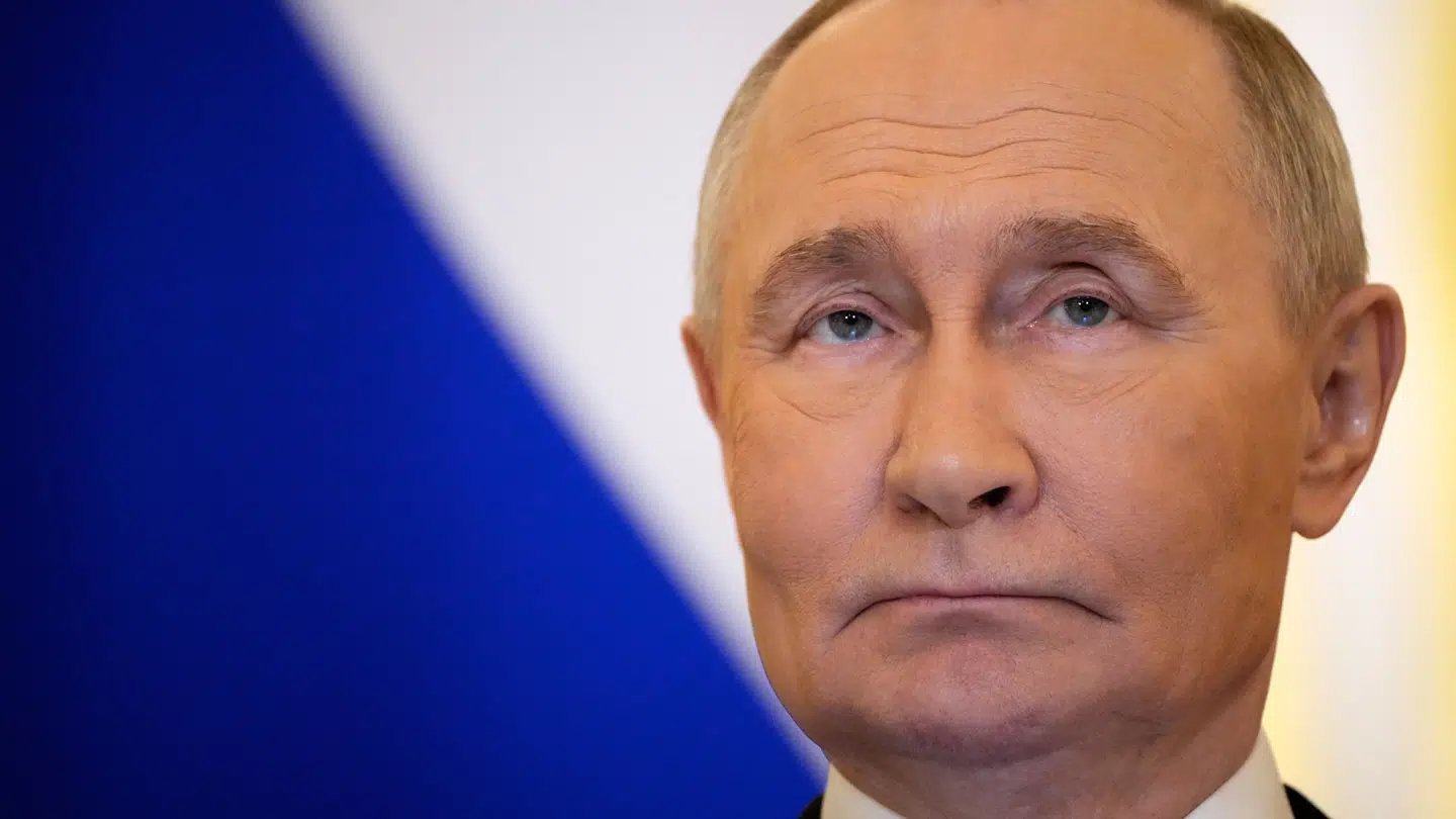 Ruslands præsident, Vladimir Putin. Rusland har natten til fredag 14. november angrebet Ukraines hovedstad, Kiev.