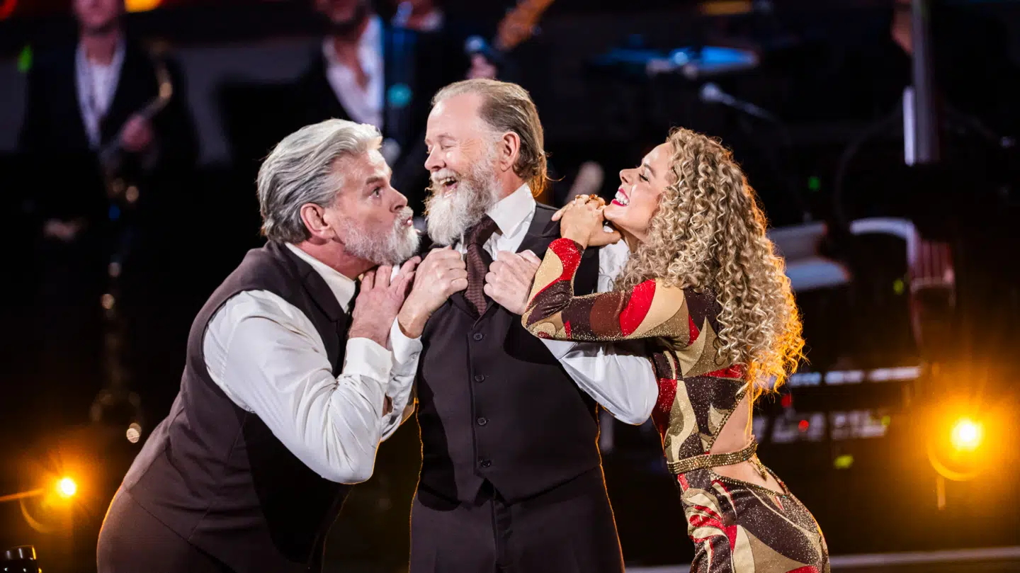 Stig Rossen var på gulvet to gange sammen med Asta Björk og Jesper Asholt.