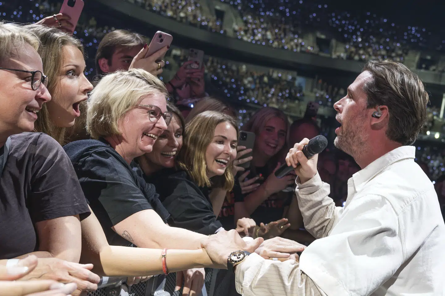 Rasmus Seebach optrådte fredag for et udsolgt Royal Arena. Det var den første af tre koncerter i Royal. (Arkivfoto).