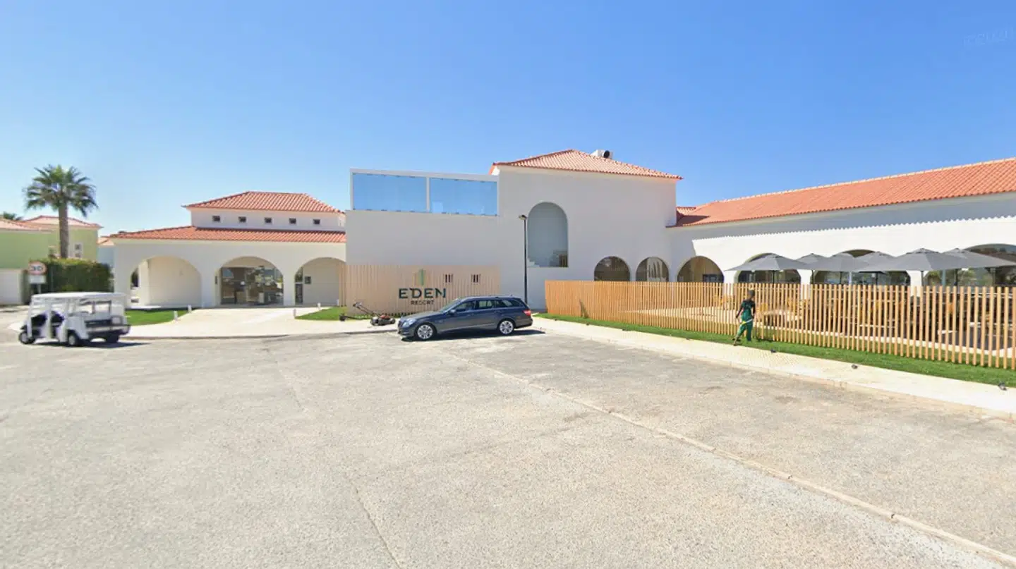 Det var på dette hotel i Faro-distriktet, at tornadoen ramte.