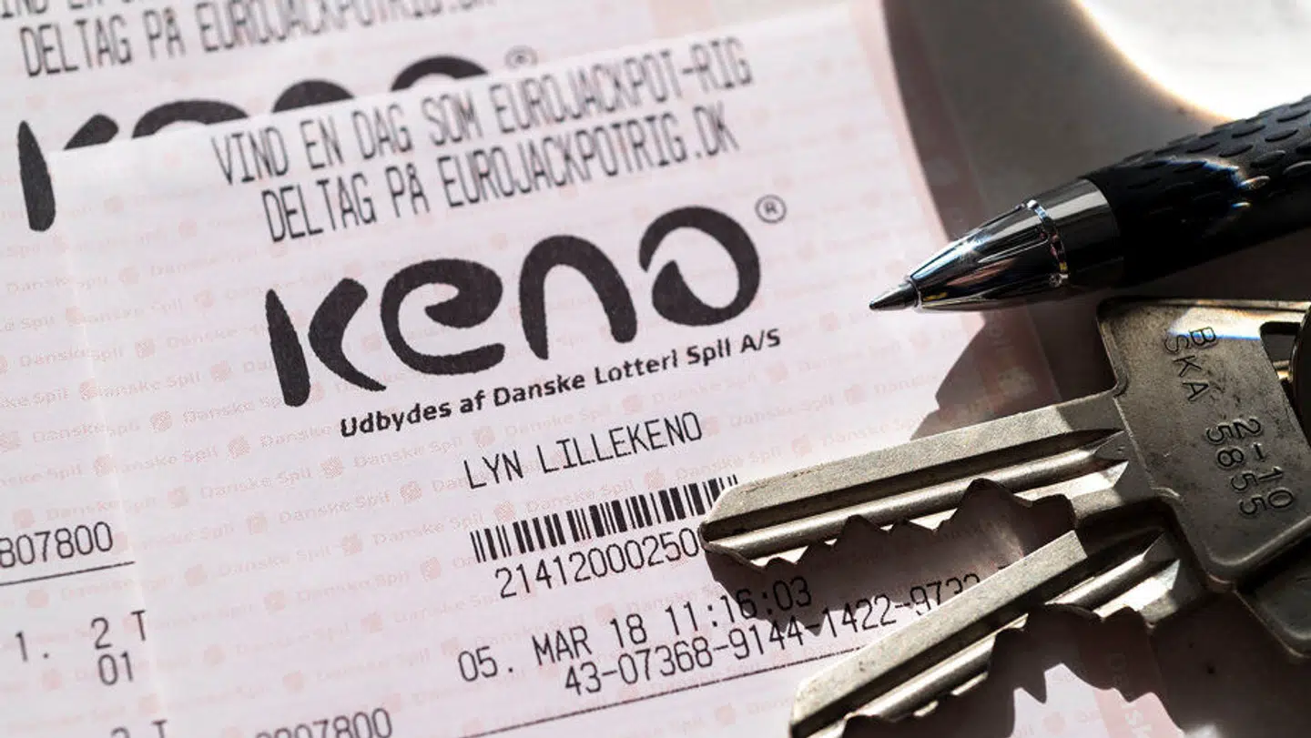 Det var i spillet Keno, at en mand fra Lolland pludselig vandt den store gevinst.