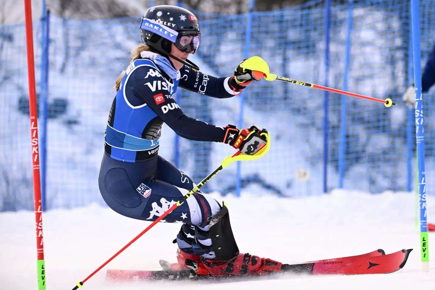 Mikaela Shiffrin har det godt på pisten i Levi, hvor hun har vundet ni gange i karrieren.