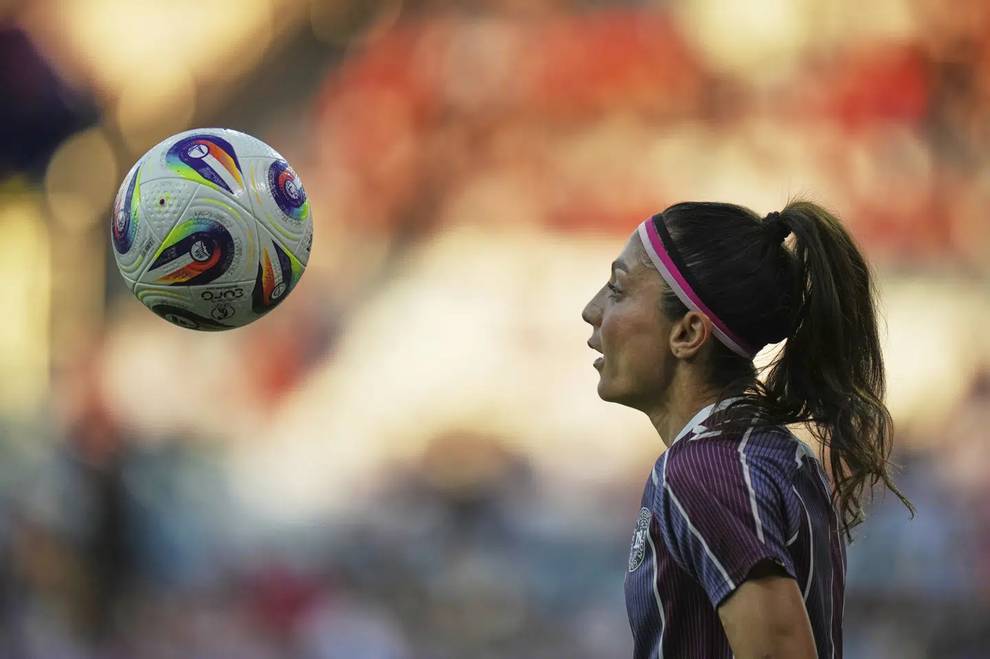 Nadia Nadim blev dobbelt målscorer for HB Køge i lørdagens opgør mod FC Nordsjælland, men det rakte ikke til sejr for førerholdet i A-Liga. (Arkivfoto).