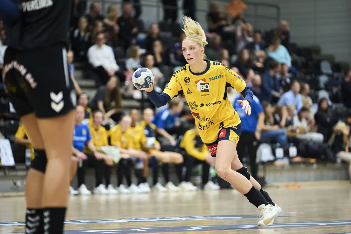 Julie Scaglione styrede Ikasts angrebsspil kampen igennem. (Arkivfoto).