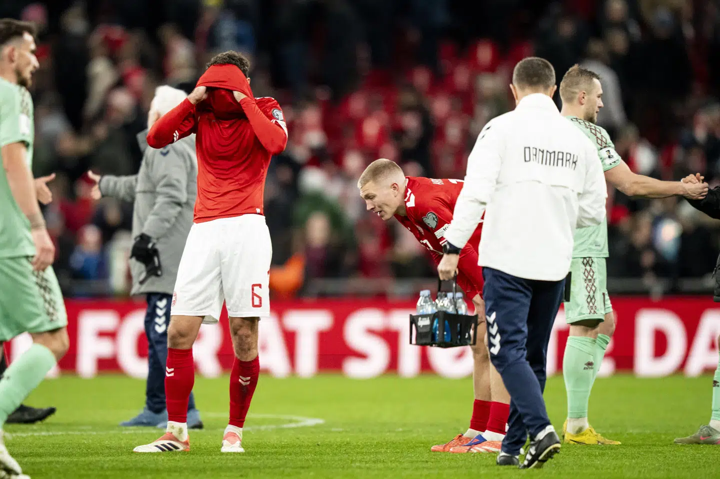 Danmark måtte skuffende nøjes med 2-2 mod Belarus lørdag aften.