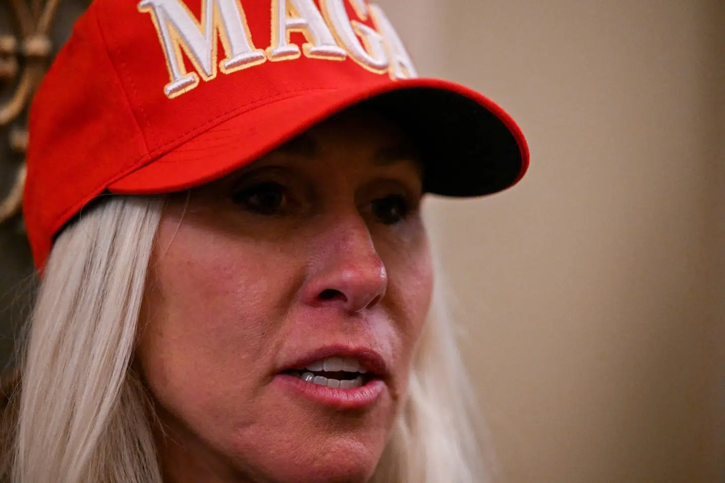 Marjorie Taylor Greene har tidligere markeret sig som en særdeles Trump-loyal politiker og en markant støtte af MAGA-bevægelsen (Make America Great Again, red.). (Arkivfoto).