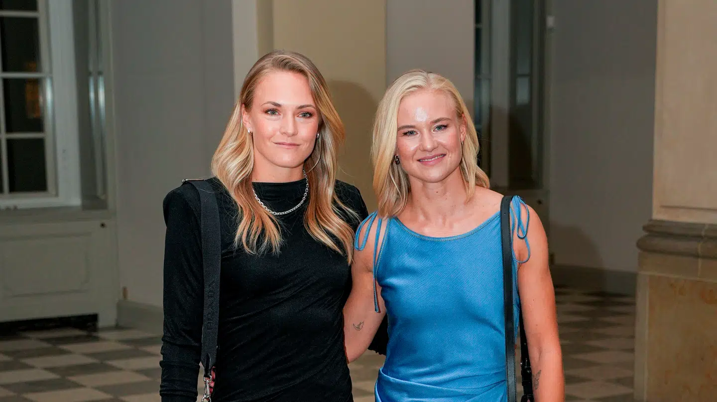 Pernille Harder og Magdalena Eriksson kunne i sommeren 2024 kalde sig forlovede.