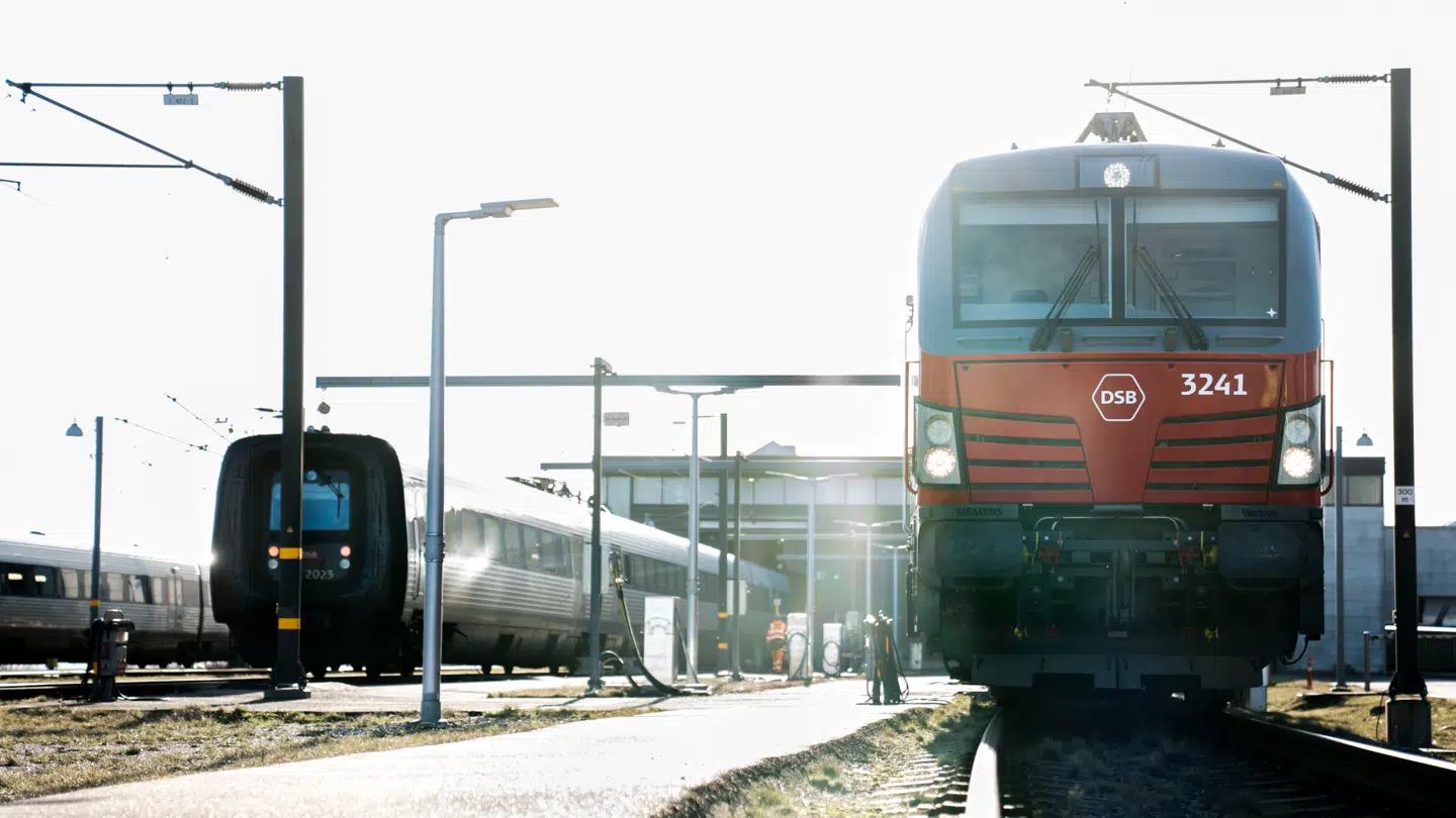 (Arkiv) Der kører i øjeblikket færre tog på strækningen mellem Aarhus H og Fredericia.