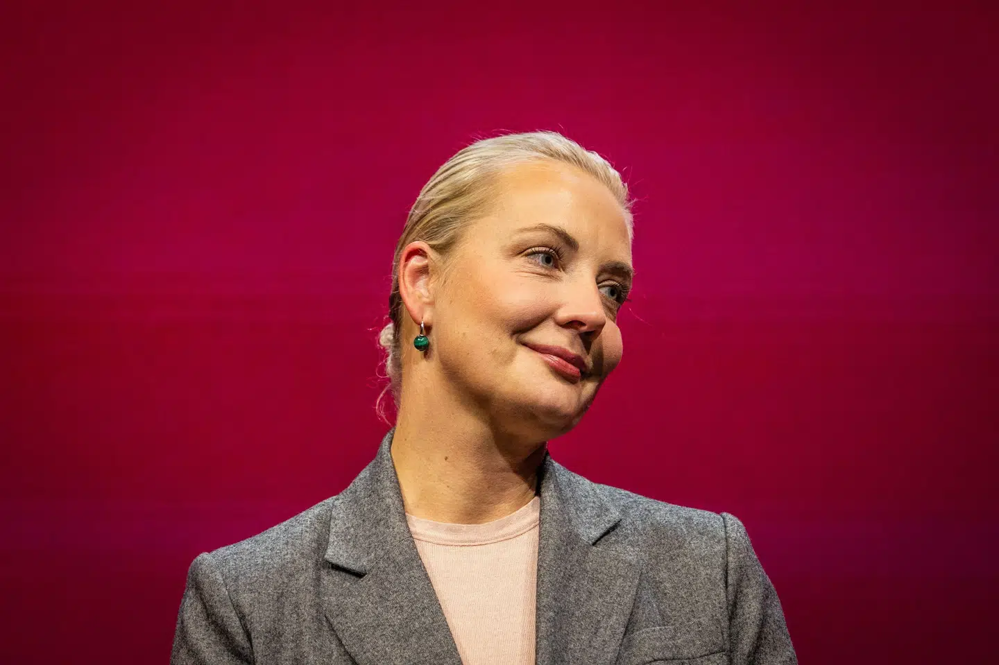 Julija Navalnaja har siden sin mands død overtaget kampen for forandring i Rusland. Hun deltog blandt andet i en kongres i Amsterdam i Oktober. (Arkivfoto).