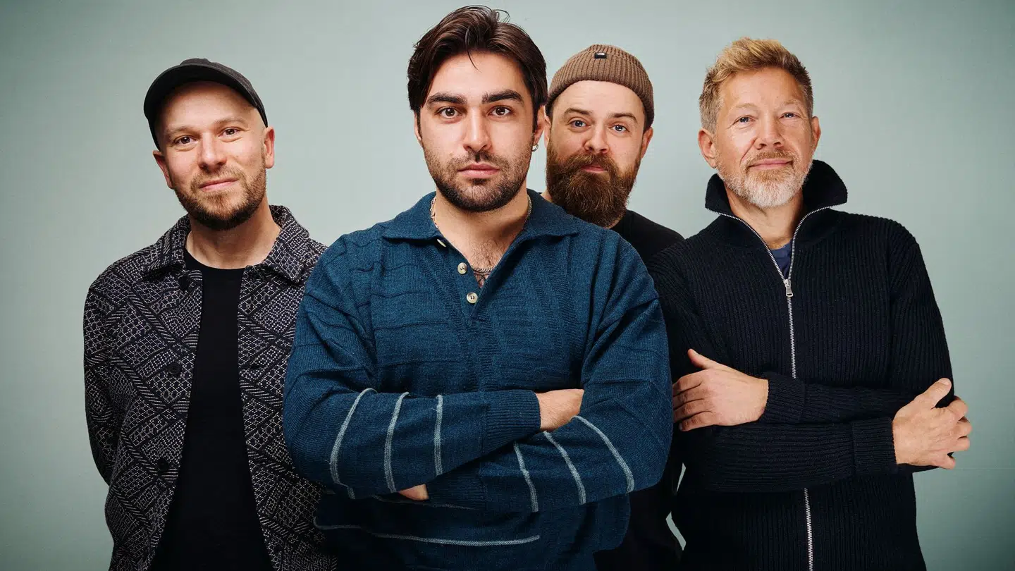 Fra venstre: Morten Wichmann, Sebastian Karani, Martin Nørgaard og Michael Christiansen.