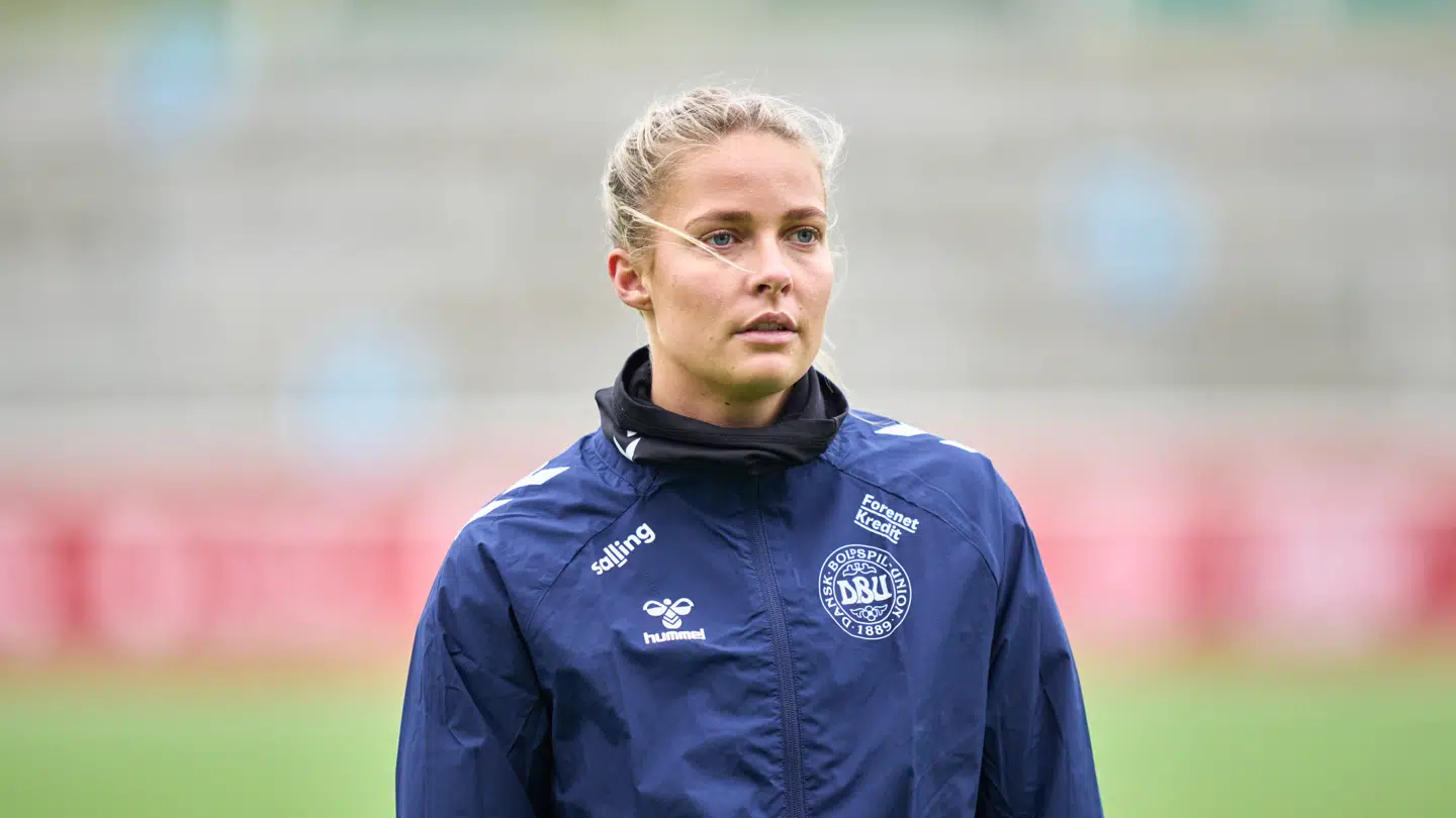 Olivia Holdt i landsholdslejren i oktober.