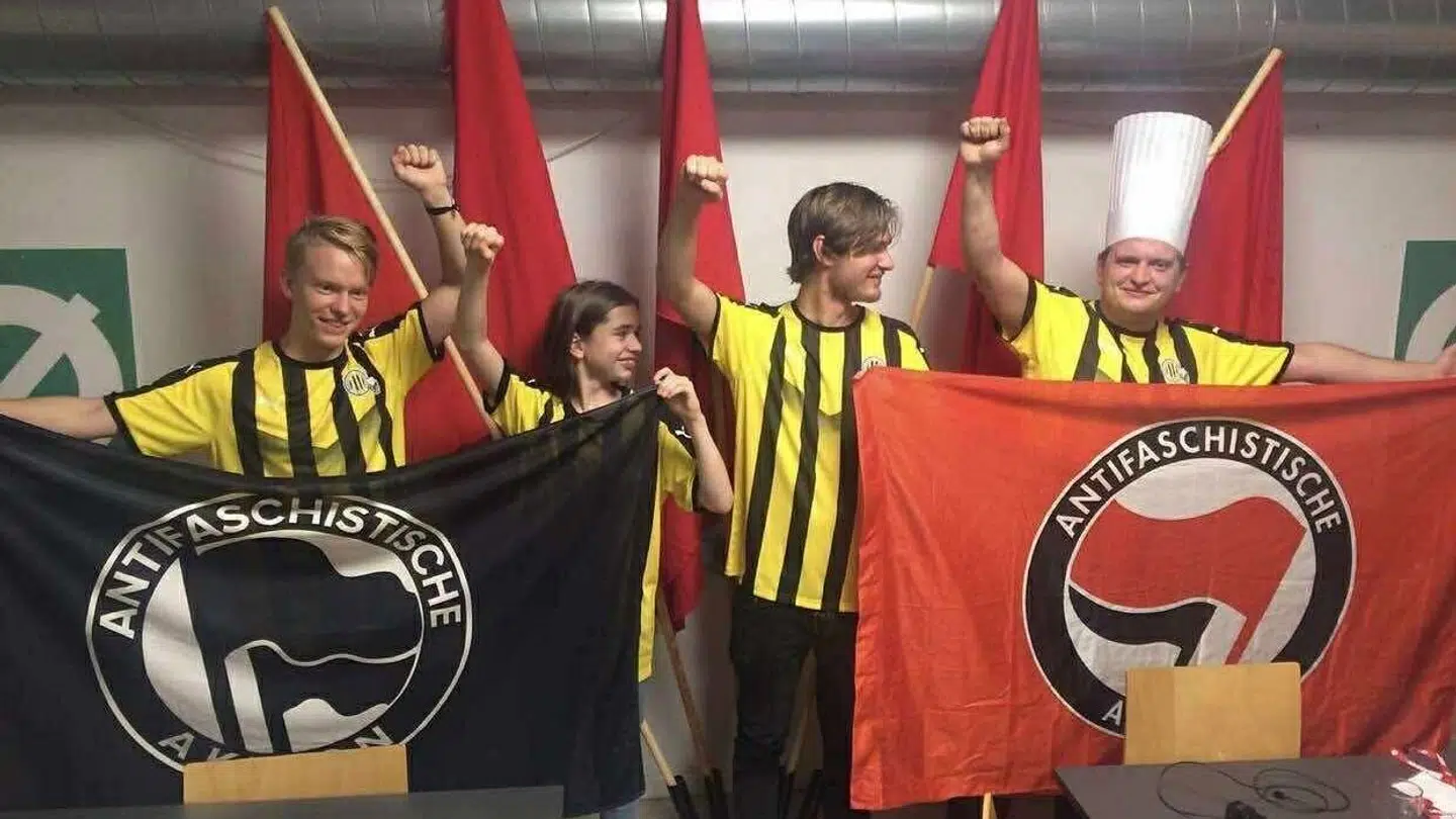 Absalon Billehøj, der ses til venstre på billedet her, er en af Enhedslistens kandidater til kommunalvalget i Københavns Kommune.