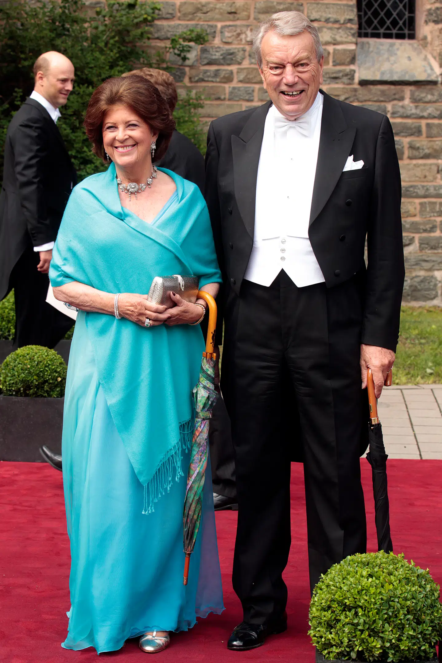 Bryllup i Berleburg, lørdag den 18. juni 2011. Brita Ahlefeldt-Laurvig og lensgreve Preben Ahlefeldt-Laurvig.