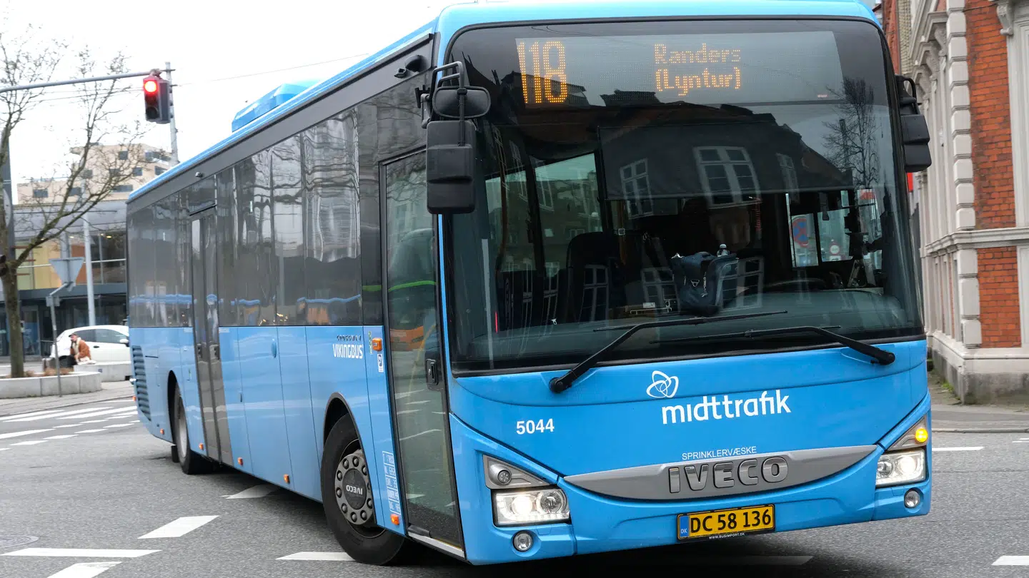 (Arkiv) Buschaufføren bemandede busrute 118, da overfaldet fandt sted.