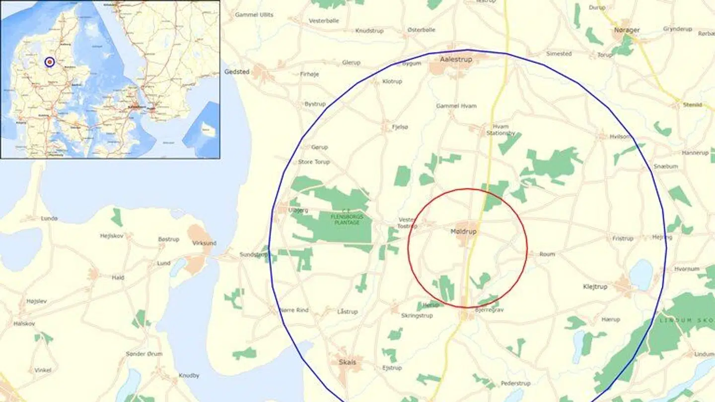 Det er en kalkunavler nord for Viborg, der tirsdag har mistet sin besætning.