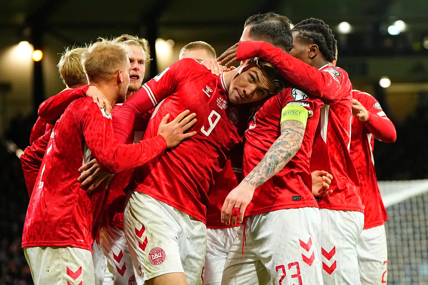 Danmark er i gruppe med Skotland, Grækenland og Belarus.