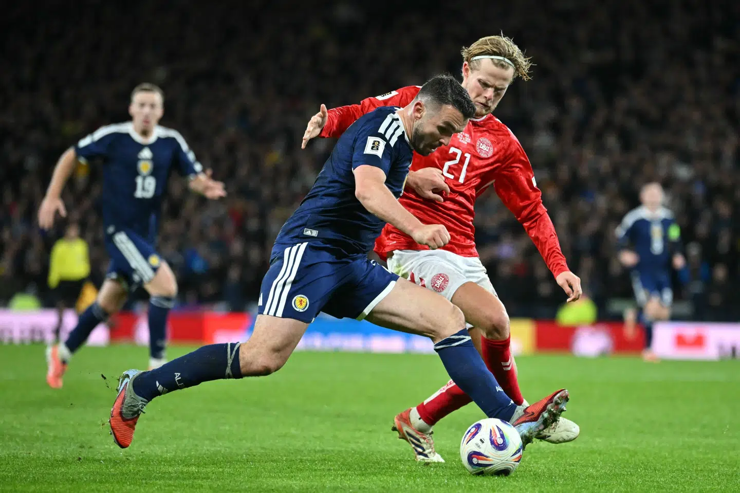 Morten Hjulmand og resten af det danske landshold missede direkte adgang til VM.