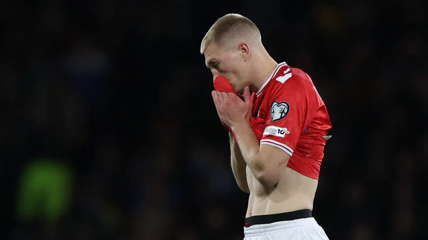 Rasmus Nissen blev udvist i tirsdagens drama.