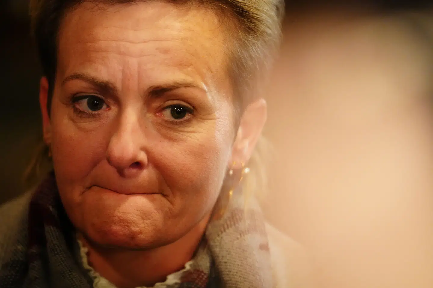 Pernille Rosenkrantz-Theil (S) erkender nederlag på Københavns Rådhus dagen efter kommunalvalget.