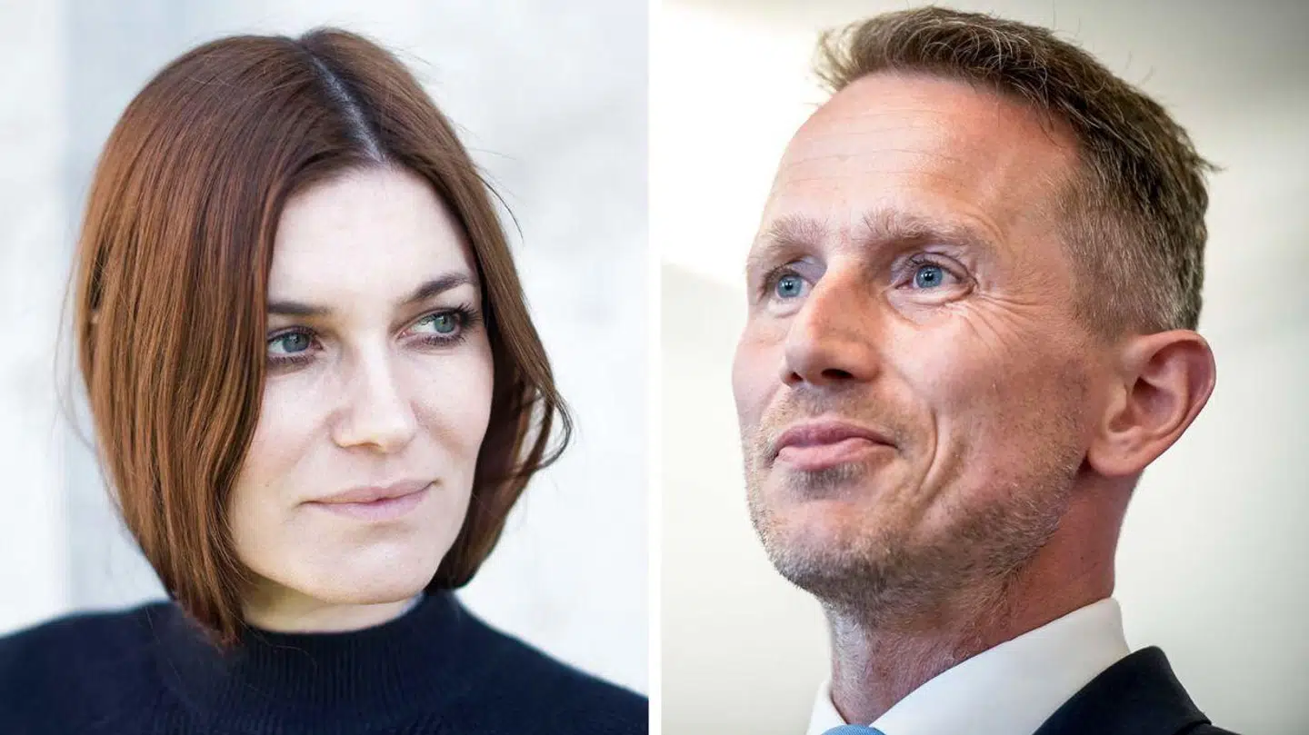 Sangeren Pernille Rosendahl og politikeren Kristian Jensen danner par. (Fotos: Emil Hougaard og Mads Claus Rasmussen)