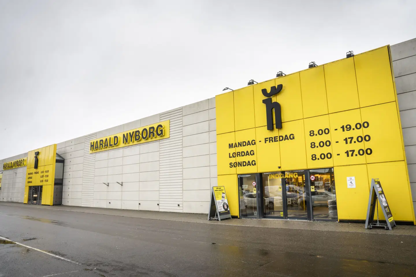 Harald Nyborg er blandt de butikskæder, som en tyvegruppe på fire personer fra Rumænien hjemsøgte. (Arkivfoto)