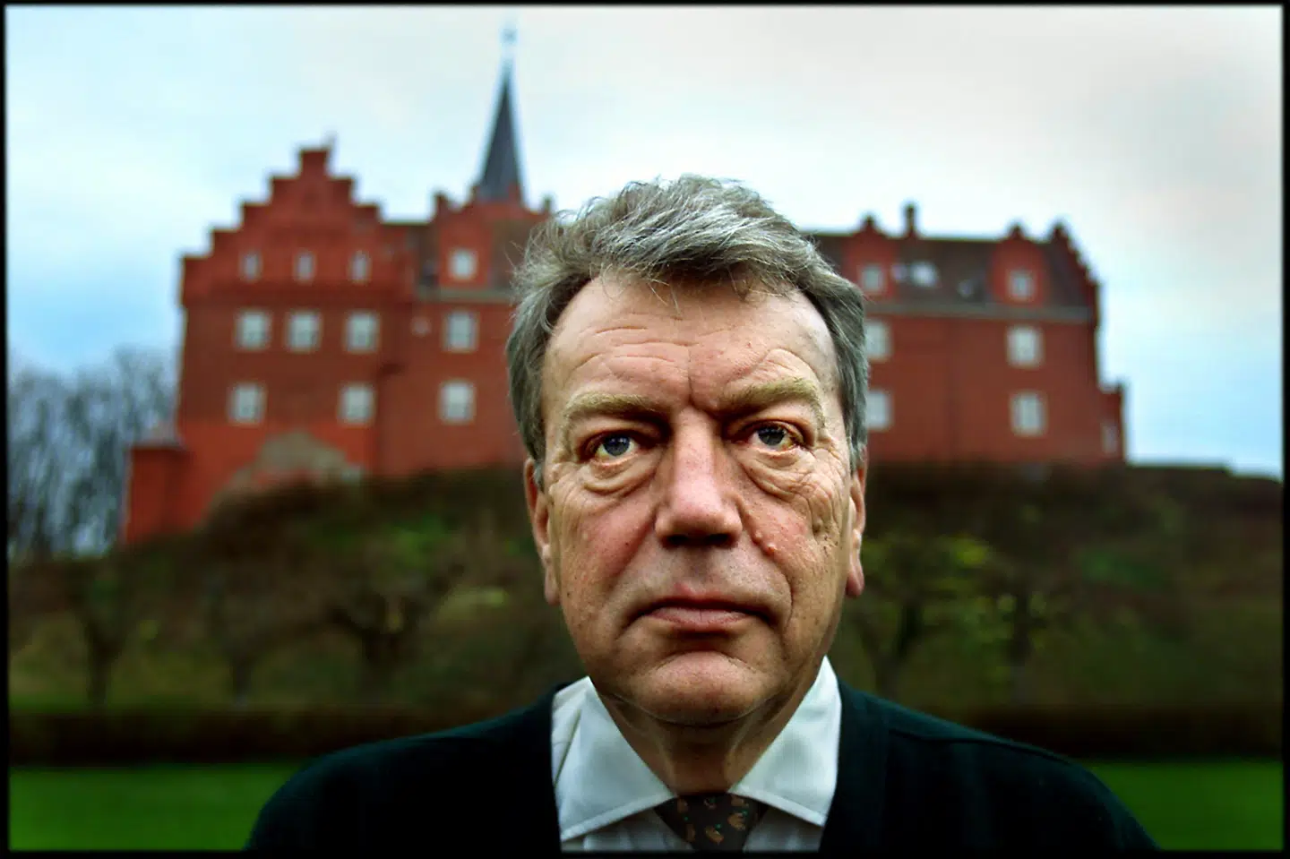 Lensgreve Preben Ahlefeldt-Laurvig er død. Han var den sidste lensgreve på Tranekær Slot på Langeland. (Arkivfoto).