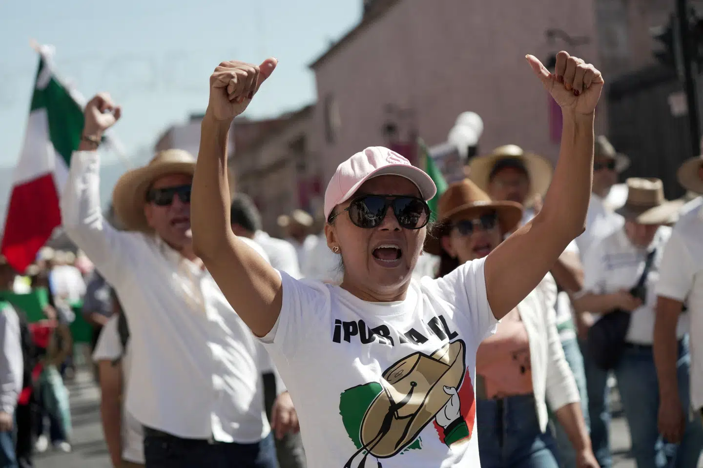 Lørdag gik demonstranter på gaden i protest mod skuddrabet af borgmesteren i Uruapan i Mexico. (Arkivfoto).