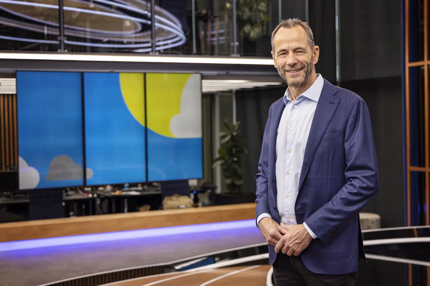 Mikael Jarnvig har talrige vejrudsigter bag sig. Efter mere end 37 år på skærmen går han på pension. (Arkivfoto).