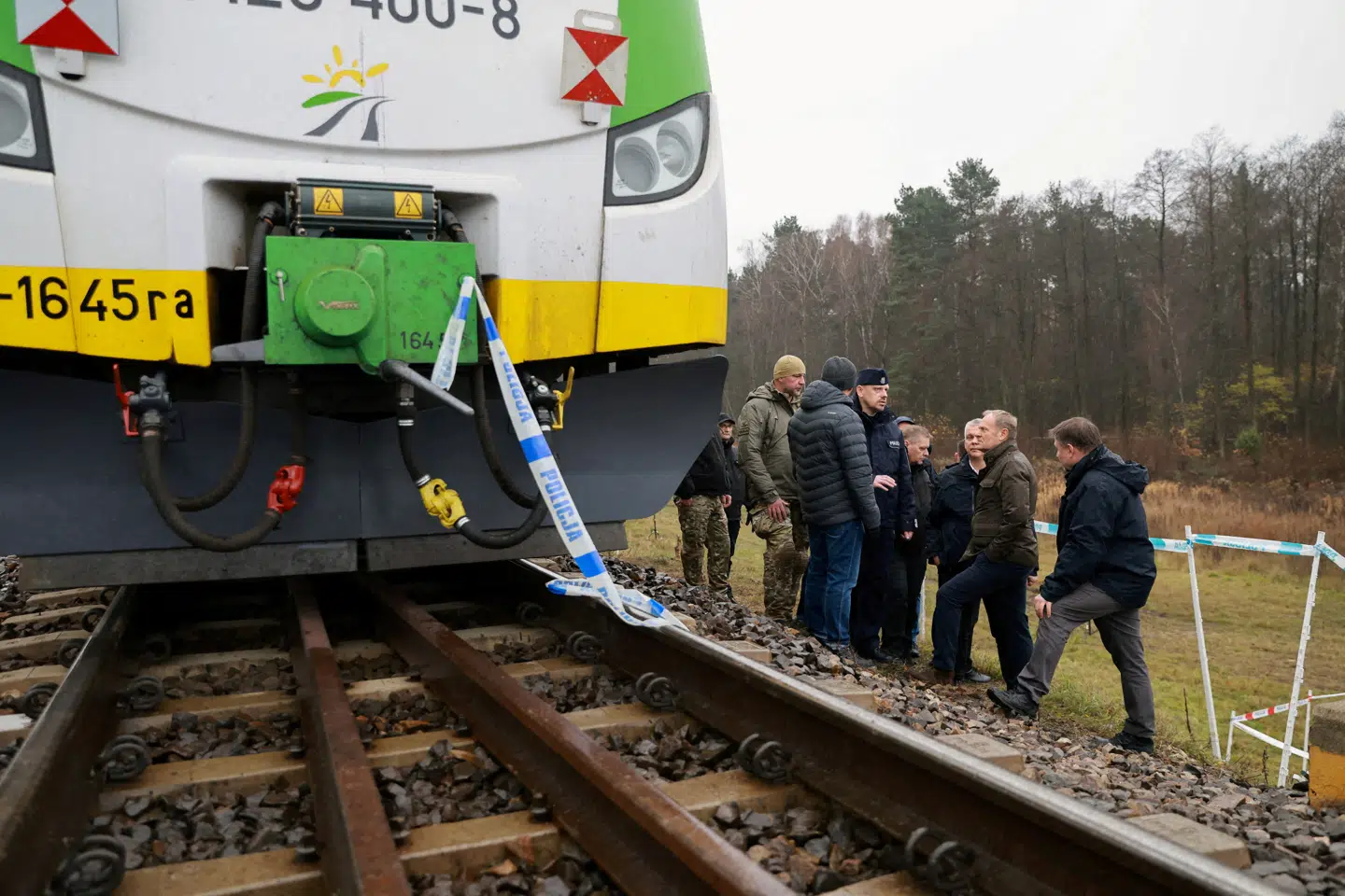 Jernbanelinjen mellem Warszawa og byen Lublin har været udsat for sabotagehandlinger. Foto: KPRM, Scanpix.