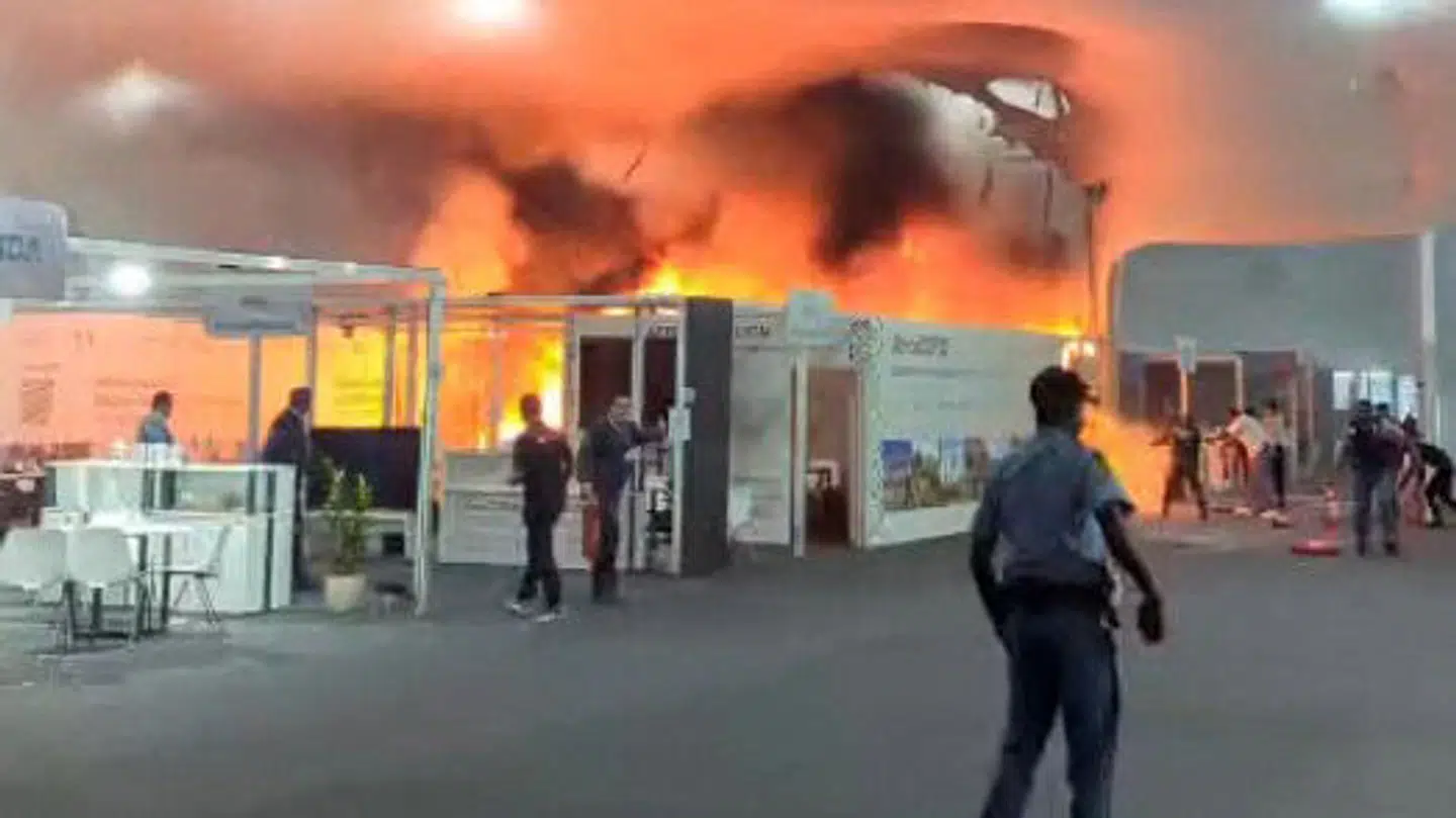 En brand har evakueret COP30-topmødet i Brasilien.