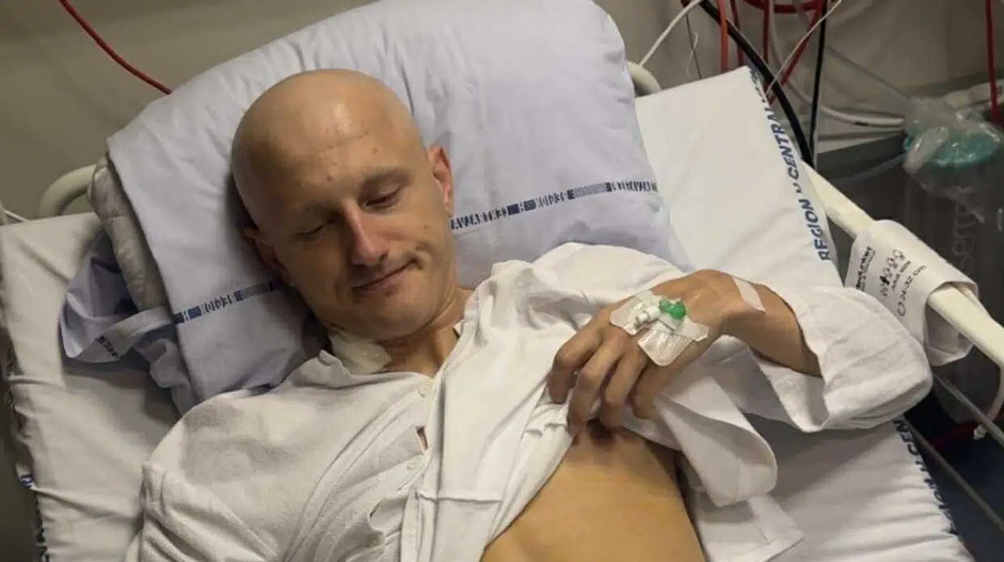 26-årige Morten Jersie Nielsen mistede håret under sit ni uger lange kræftforløb.