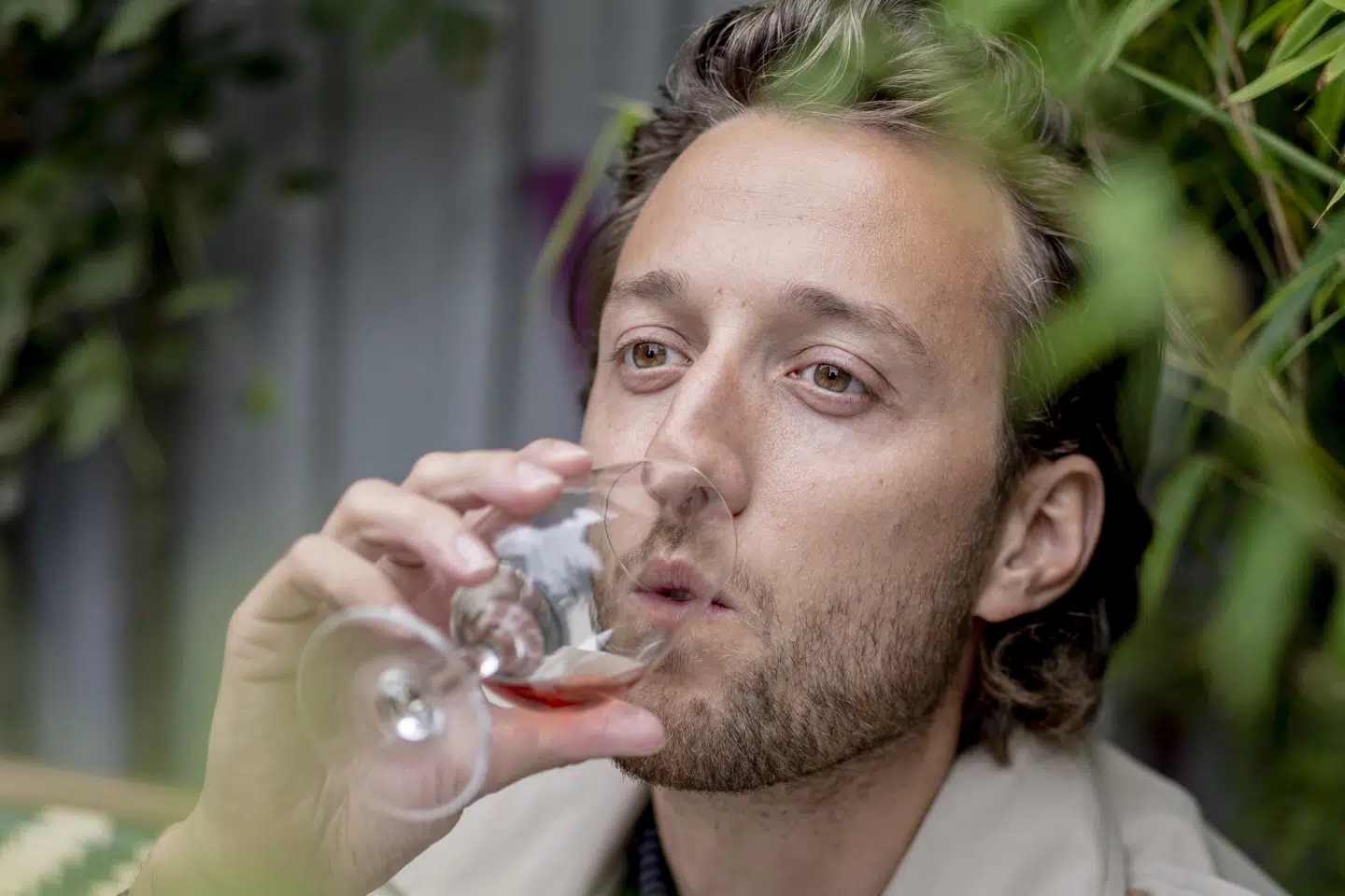 Esben Bjerre er vært på den populære podcast "Her går det godt" sammen med Peter Falktoft. Det var i podcasten, at han indrømmede sin utroskab mod hustruen Sisse Sejr-Nørgaard. (Arkivfoto).