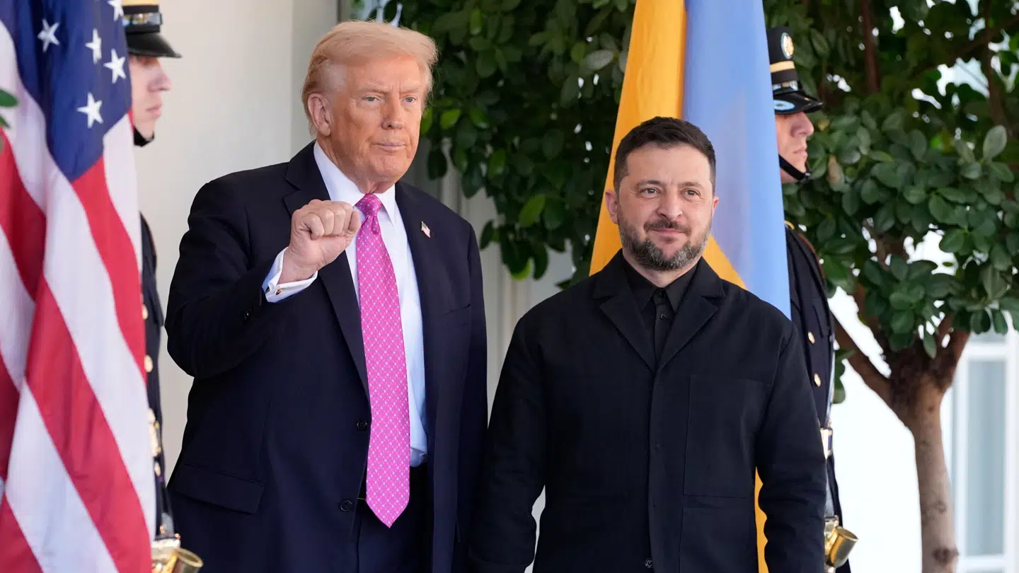 Donald Trump og Volodymyr Zelenskyj i Det Hvide Hus i oktober.