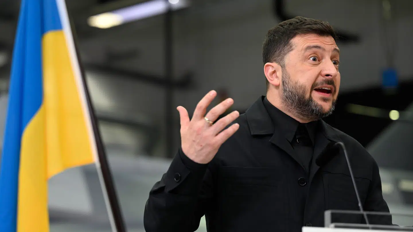 Ukraines præsident, Volodymyr Zelenskyj, kan ikke være tilfreds med fredsplanen.