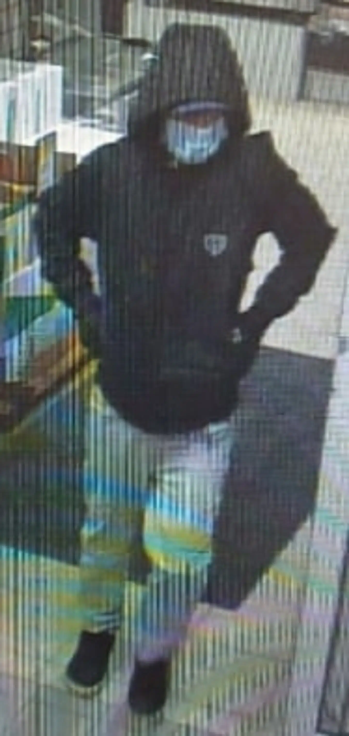 Her ses manden i fuld længde.