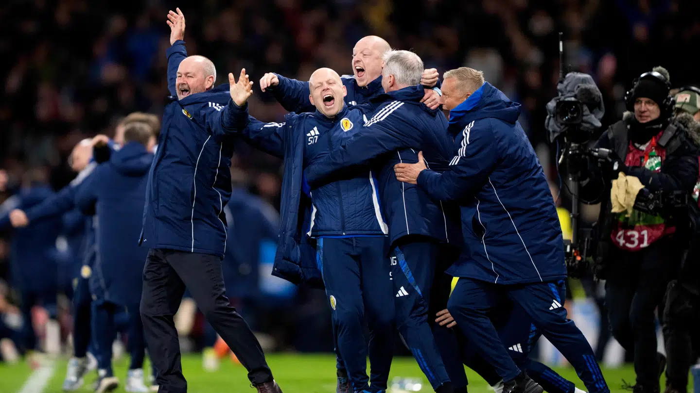 Der var ekstase på Hampden Park, da Skotland kvalificerede sig til VM med sejren over Danmark.