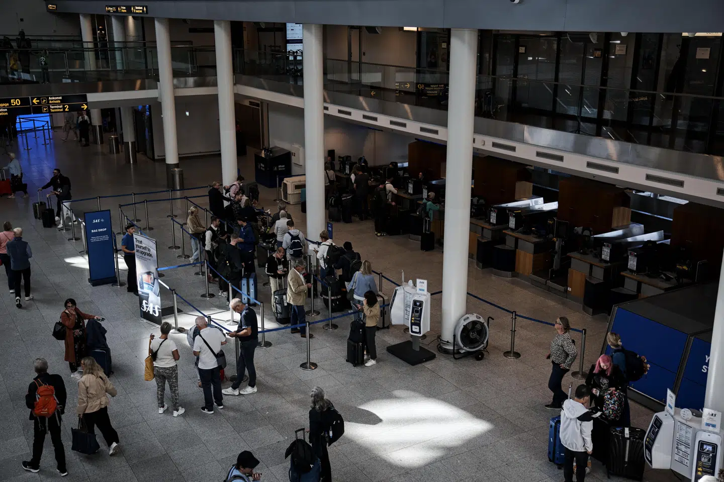 På svensk anmodning anholdt politiet i Københavns Lufthavn fredag morgen to personer i en sag om bortførelse af et barn. (Arkivfoto)