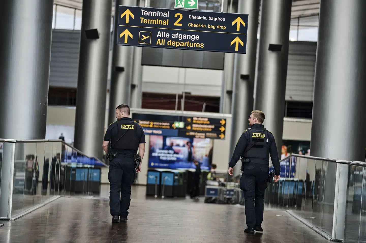 Fredag eftermiddag anholdt politifolk en 51-årig mand i Københavns Lufthavn. Hvilket land han var på vej til, har politiet ikke oplyst. Lørdag er han blevet varetægtsfængslet på grund af risikoen for, at han vil flygte. (Arkivfoto).