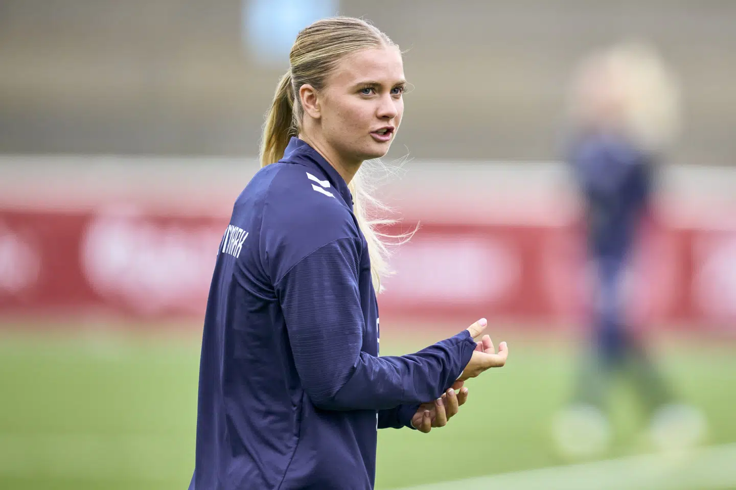 Brøndbys Linnea Borbye var utilfreds med lørdagens 1-1-resultat hjemme mod FC Midtjylland. (Arkivfoto).