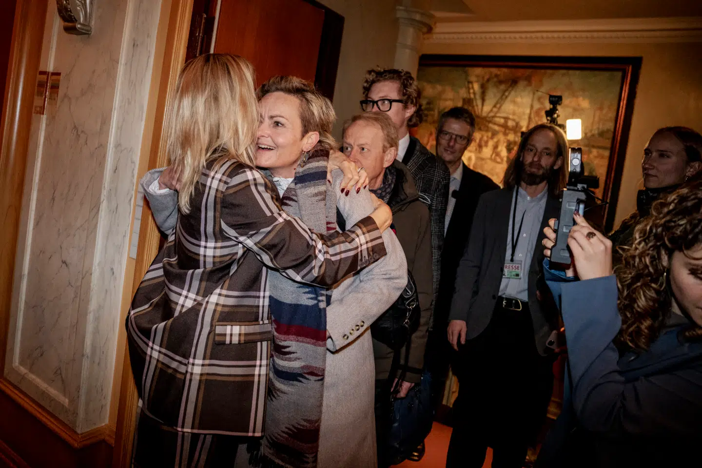 Pernille Rosenkrantz-Theil (th.) vil ikke være at finde på Københavns Rådhus til januar. Om Mette Reissmann (tv.) vil være det, svæver lige nu hen i det uklare.