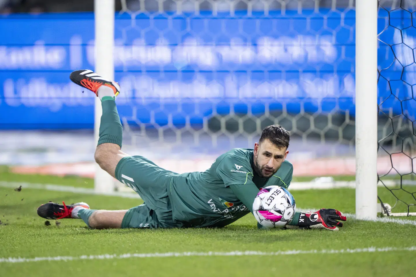 Adrian Kappenberger var uheldig med et selvmål i nederlaget til AC Horsens. (Arkivfoto).