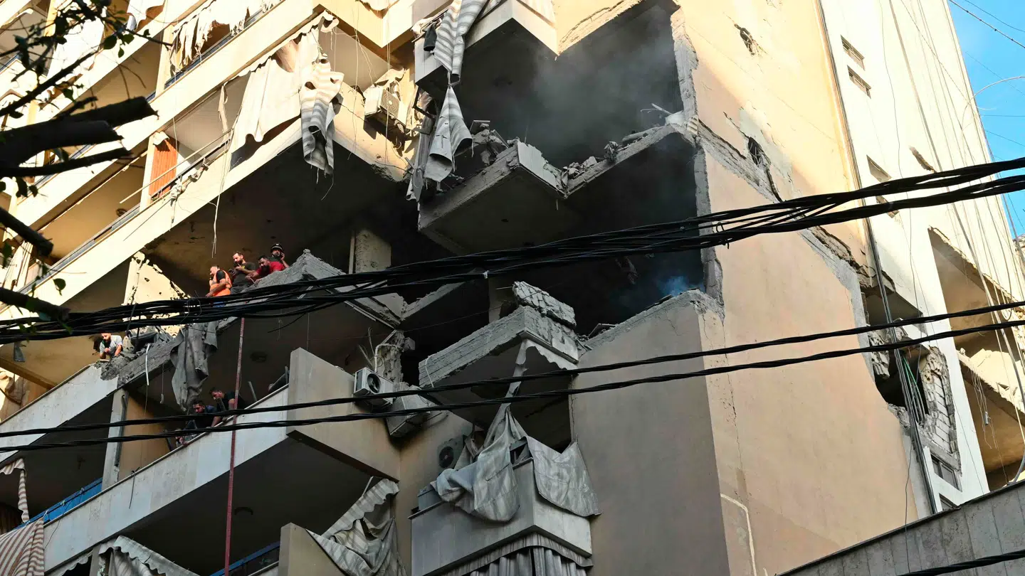 Angrebet skete i en sydlig forstad til Beirut søndag.