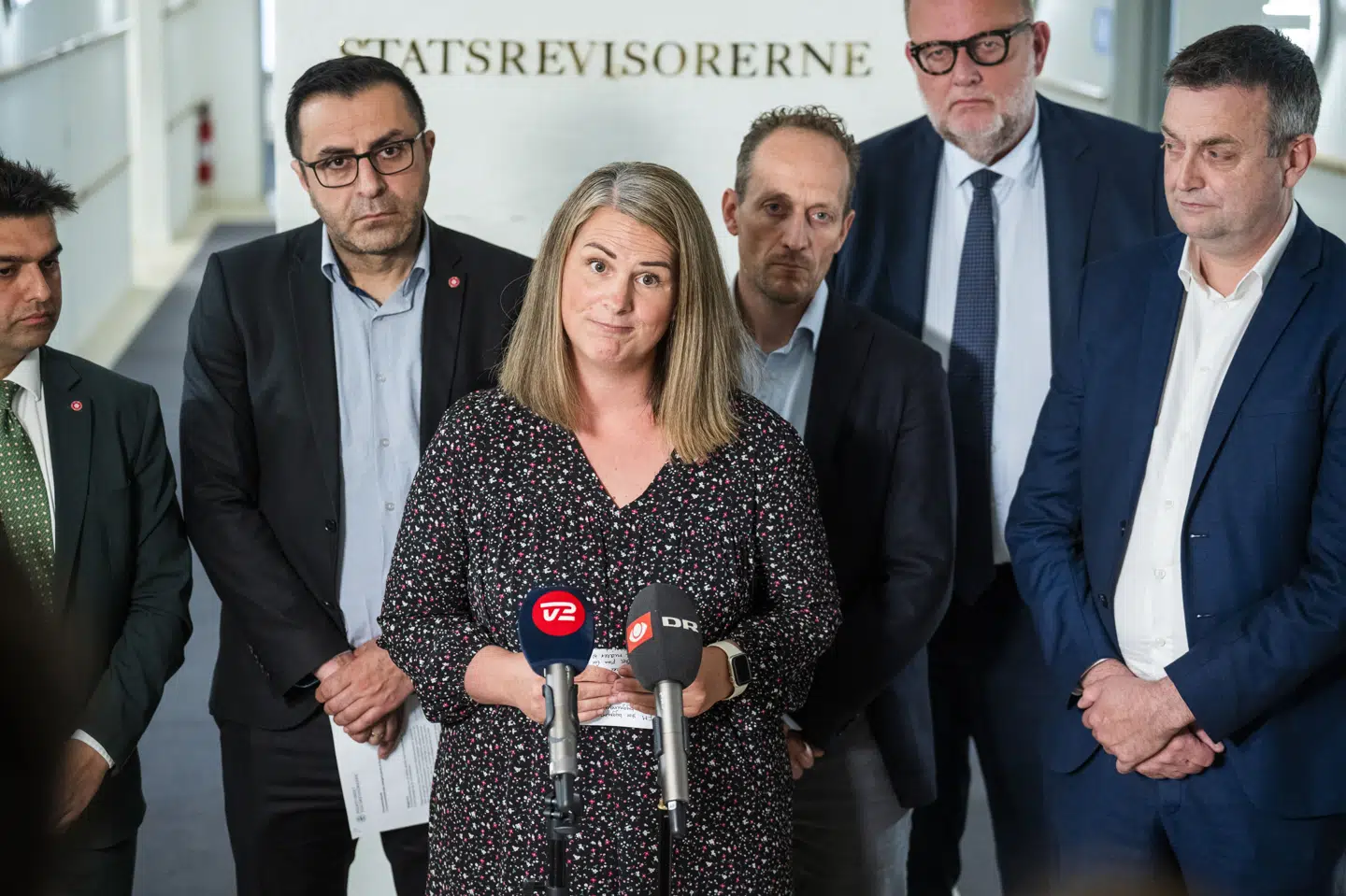 Statsrevisorerne holdt 2. juni 2025 pressemøde om en beretning om Forsvarsministeriets vedligeholdelse af bygninger. Mandag kritiserer de kommunerne og Udlændinge- og Integrationsministeriet for ikke at have sikret lovpligtige tilbud til flygtninge og familiesammenførte i tide. (Arkivfoto).