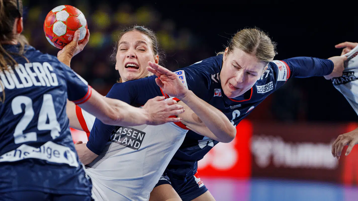 Elver i aktion mod Norge i finalenederlaget til EM sidste år.