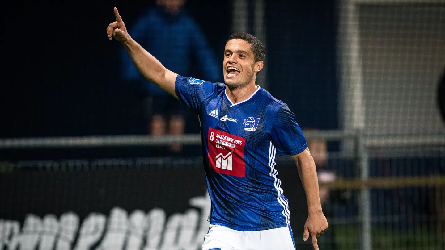 Patrick da Silva, der her ses juble efter en scoring for Lyngby Boldklub i 2019, blev i 2021 idømt 20 dages betinget fængsel for blufærdighedskrænkelse af en 14-årig pige. Nu er han igen tiltalt.