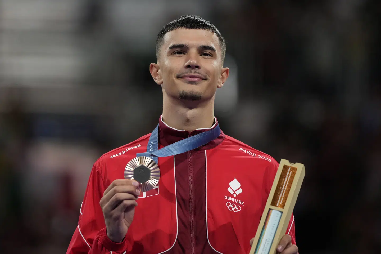 Taekwondokæmperen Edi Hrnic leverede et af dansk kampsports største resultater nogensinde, da han vandt bronze ved OL sidste år. På forbundssiden har forbruget på elitekæmpere dog ført til røde tal. (Arkivfoto).