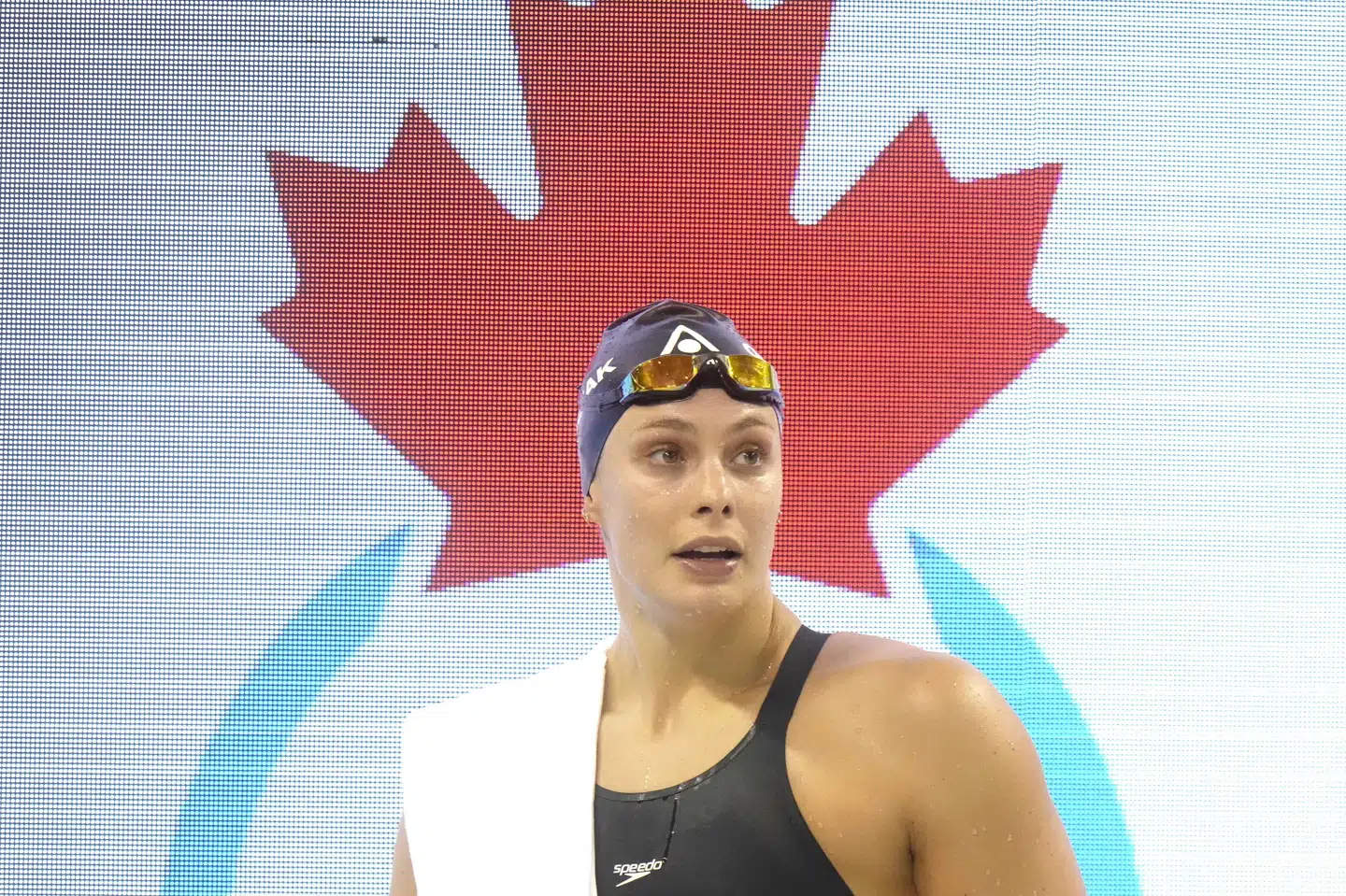 Penny Oleksiak har accepteret en karantæne, der gælder til 14. juli 2027. (Arkivfoto).