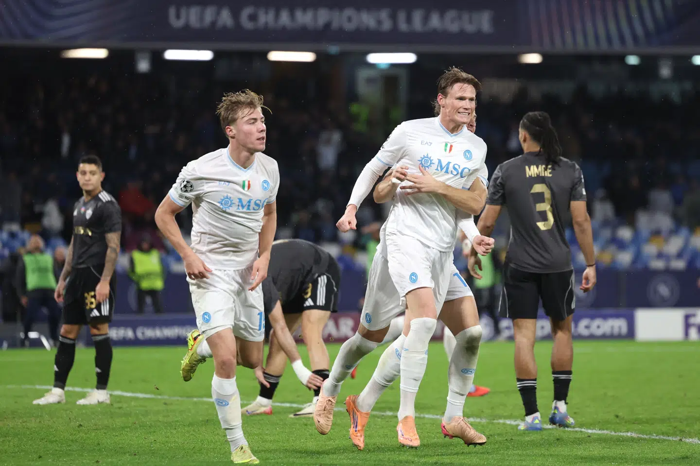 Scott McTominay var en værdifuld mand for Napoli tirsdag.