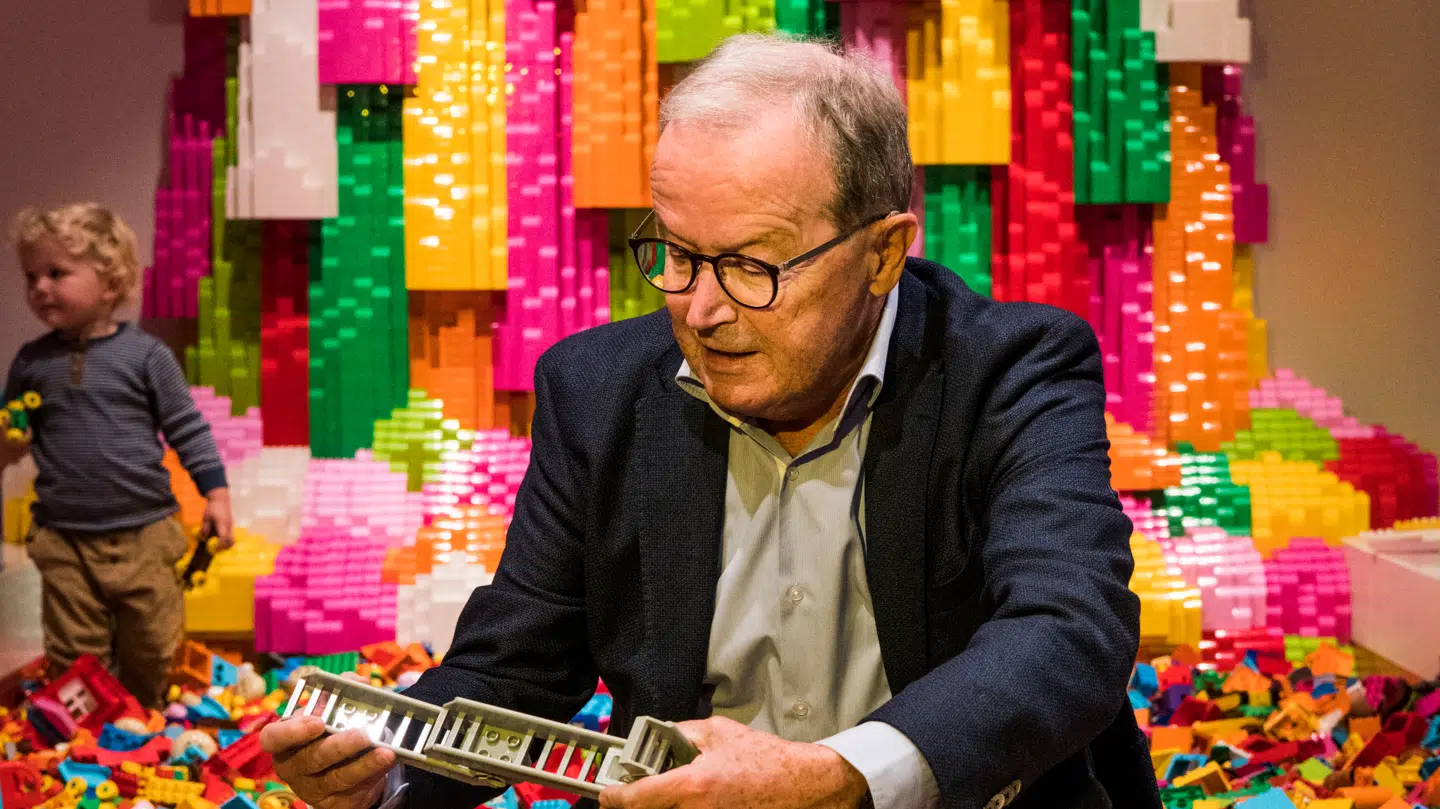 Kjeld Kirk Kristiansen - tredje generations ejer af LEGO Koncernen og formand for bestyrelsen i KIRKBI A/S - fotograferet i LEGO House i Billund.